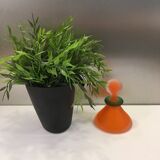 Orange bottle with cork, 70s