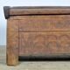 Antique beech shepherd's chest, 1850s