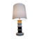 Multicolored 1960s wooden lamp