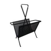 Black metal magazine rack Mathieu Mategot 1950