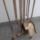 Iron fireplace set
