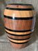 Ceramic vase wood effect