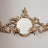 Bronze coat rack with mirror