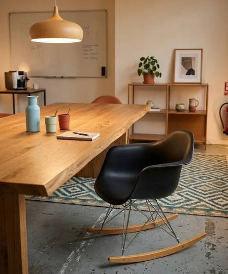 Vitra armchair with armrests
