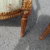 Paire de fauteuils anciens style louis xvi