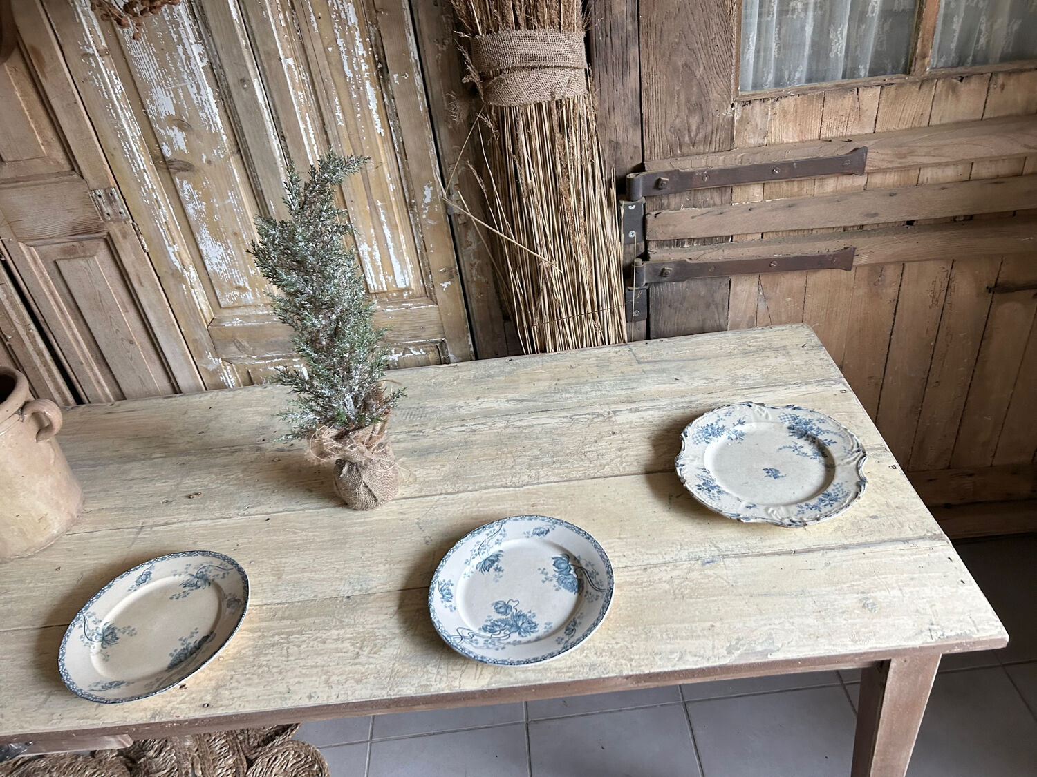 Large farmhouse table 292 cm