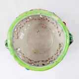 Openwork slurry pot cover in early XXTH Italy