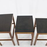 1930s J. Halabala Restored Nesting Tables, Czechoslovakia