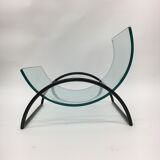 Italian magazine rack, 1980's, Gallotti & Radice