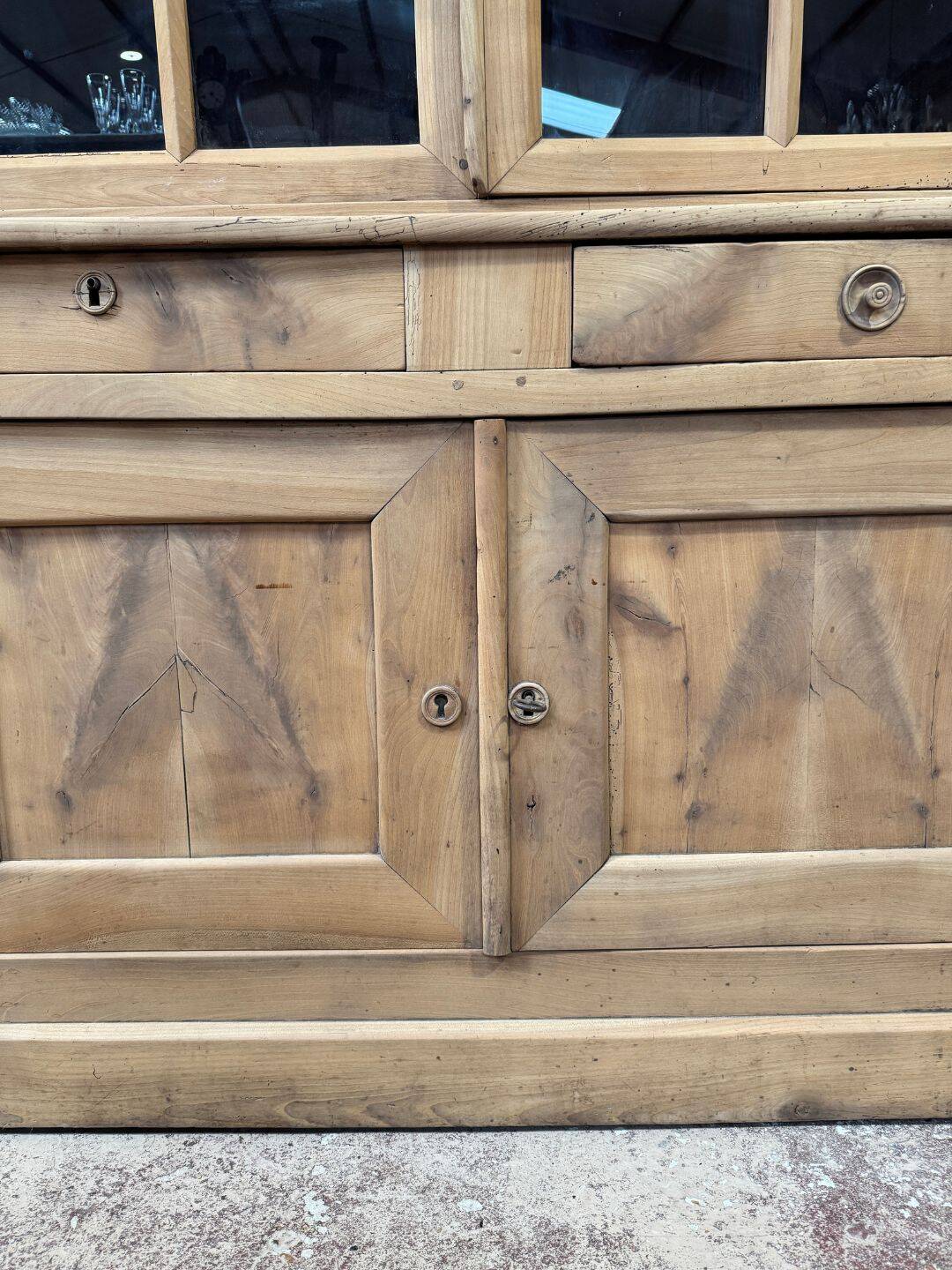 Antique sandblasted dresser