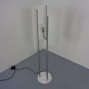 Arianna Floor Lamp in Marble and Handblown Glass by Bruno Gecchelin for Oluce, Italy, 1970s
