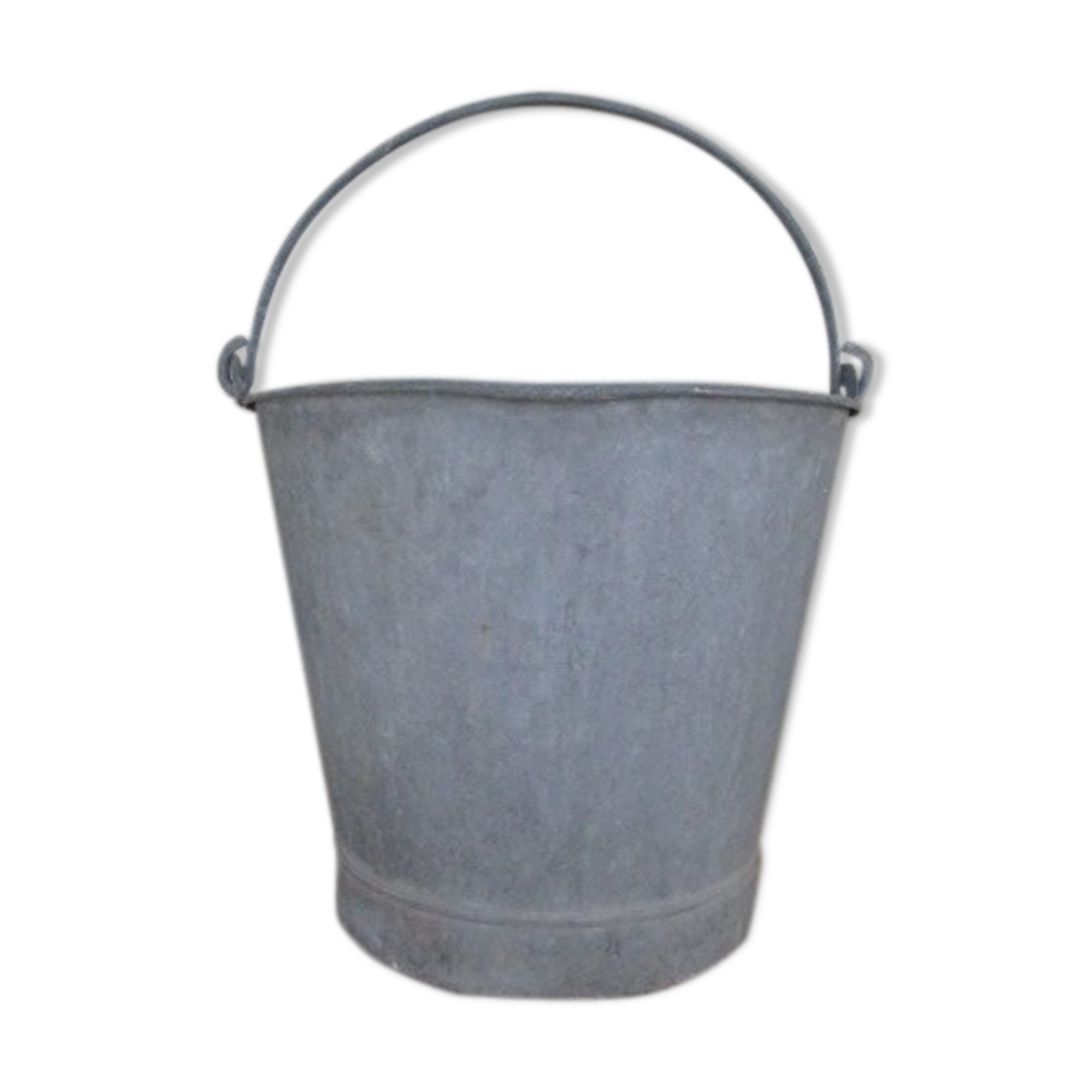 Old zinc bucket