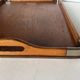 Wood and metal serving tray