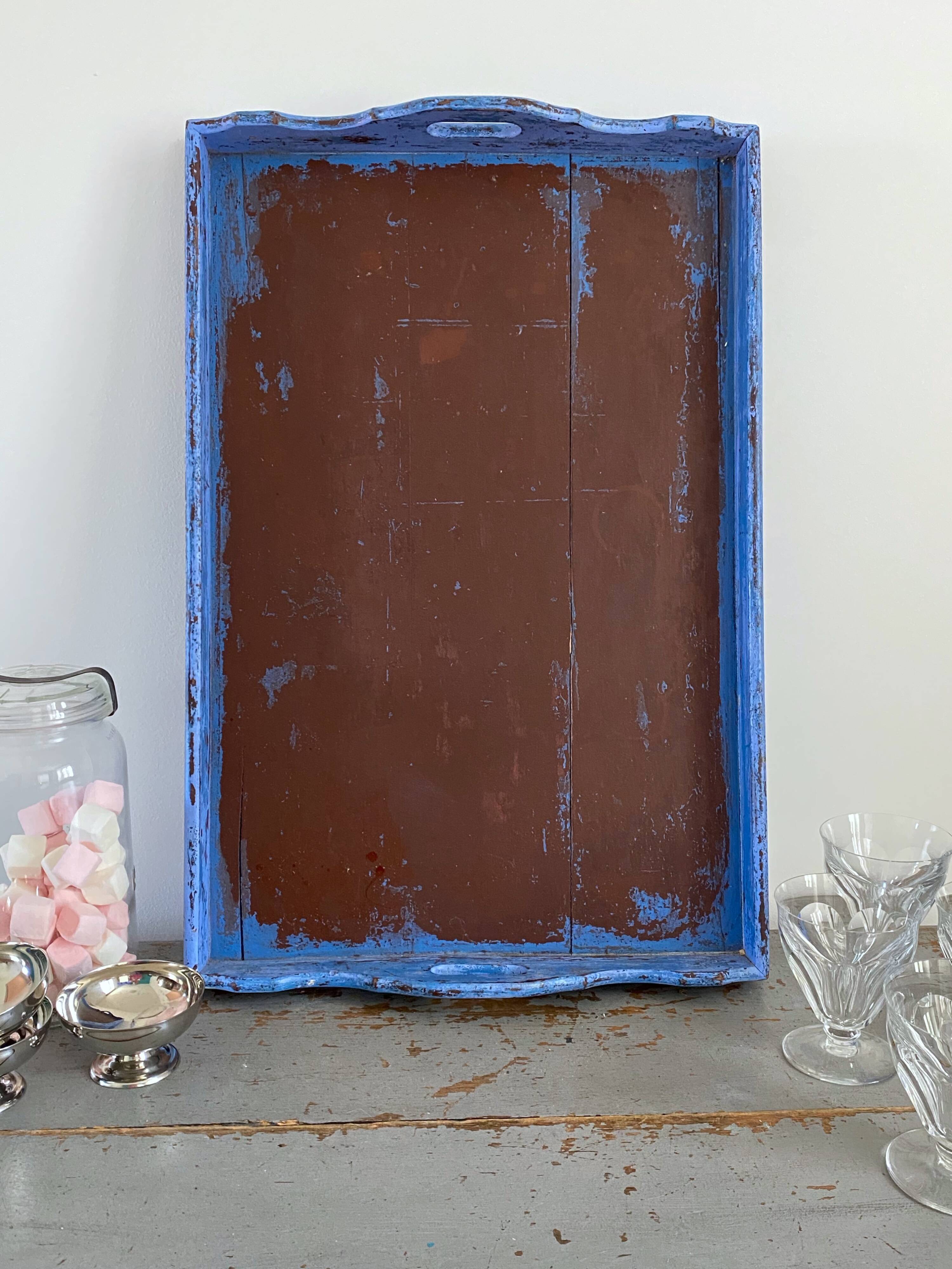 Large wabi sabi trendy tray