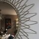 Mirror sun eye witch 57cm 70s