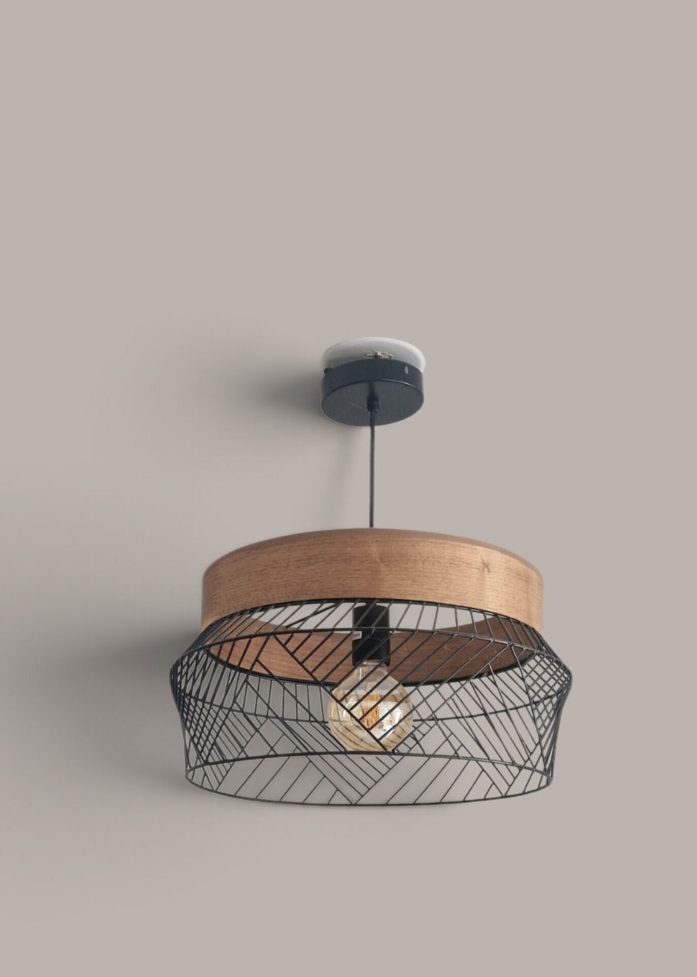 Contemporary Suspension Design - Wood and Metal