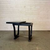 Table de jeux art deco avec plateau dépliant