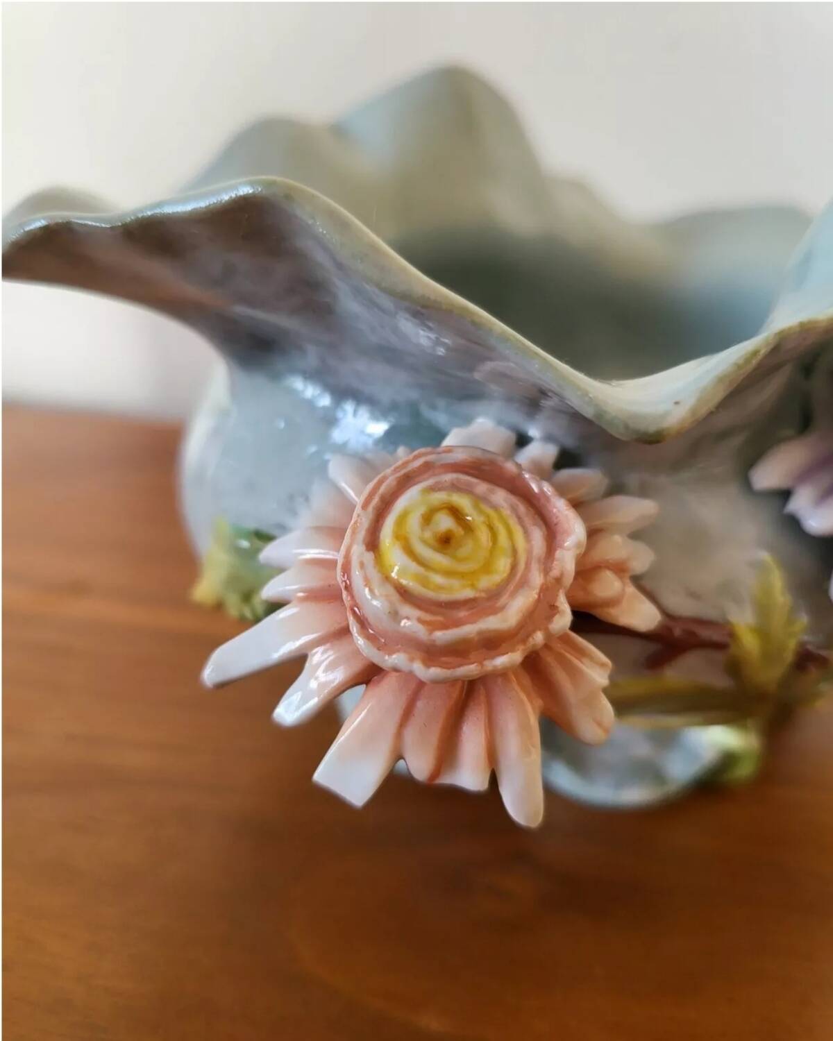 Petite Jardinière Cache Pot en céramique barbotine