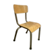Chaise écolier vintage pour enfant