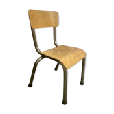 Chaise écolier vintage pour enfant