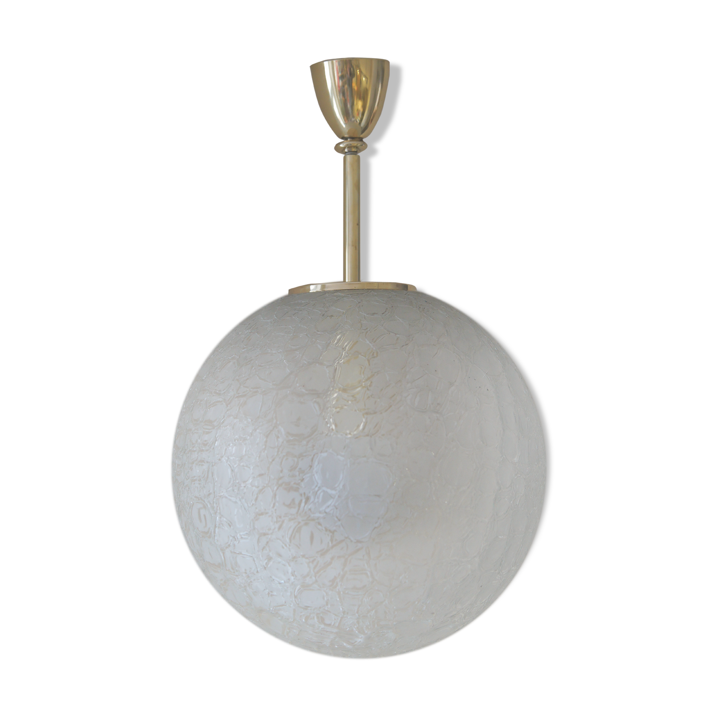 Large Handblown Glass Pendant from Doria Leuchten, 1960s