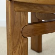 Vintage extendable round table in the spirit of Atelier Chauvin S.A. – 1970s