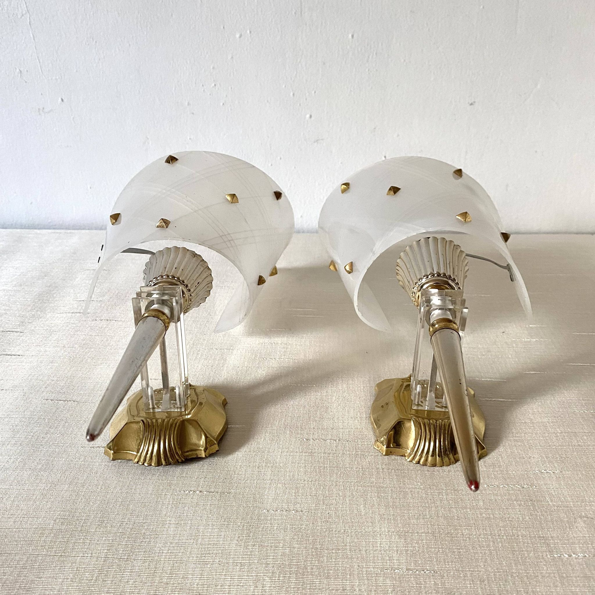 Pair of wall lights from the 1960s