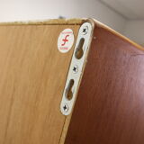 johannes Andersen teak lighted display cabine For Silkeborg Denmark