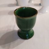 6 mismatched old egg cups