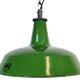 Industrial Green Enamel Factory Pendant Lamp from Revo, 1950s
