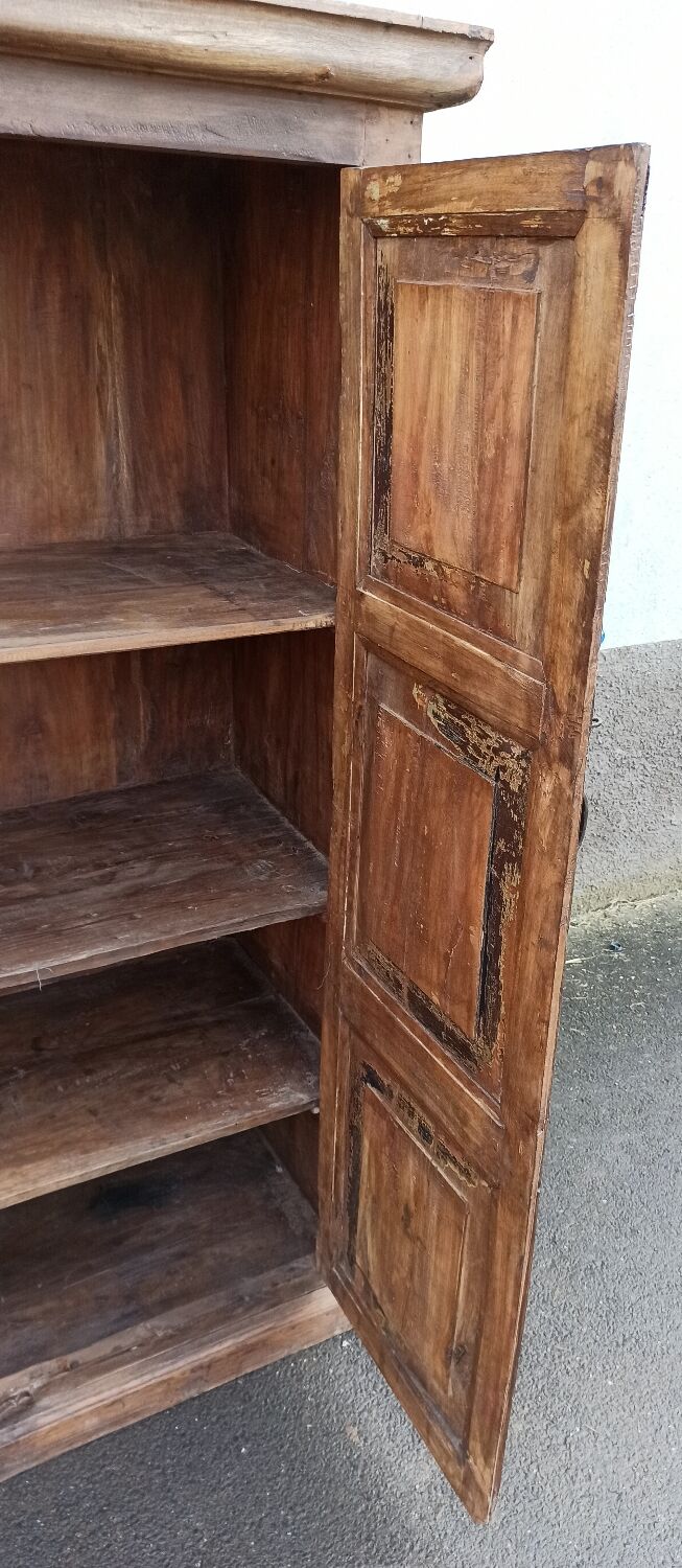 Old wooden wardrobe