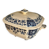Gien ironstone soup tureen, "Blue Ibis" service.
