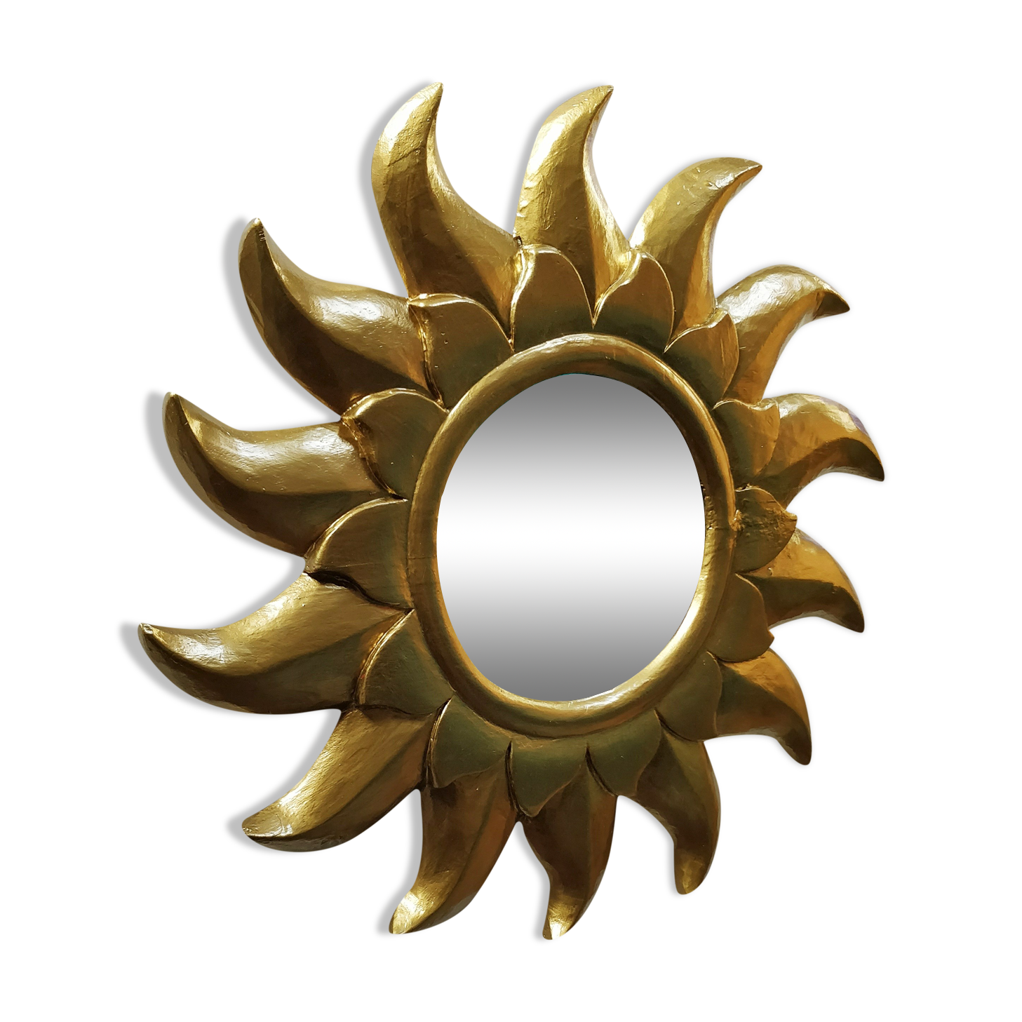 Golden sun mirror 49cm