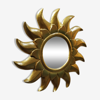 Golden sun mirror 49cm