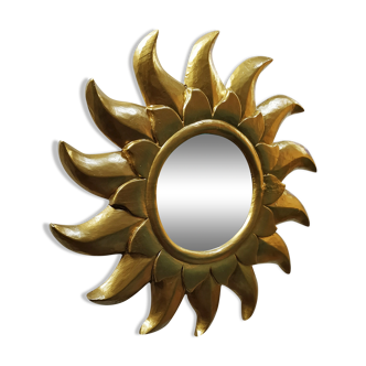 Golden sun mirror 49cm