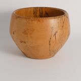 Mid-century Modern Hand-carved Wood Bowl, James Eriksson, Tasserud Sweden 1970s