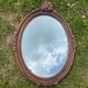 Old wood carved mirror 51 x 37