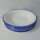 4 deep plates in Italian earthenware