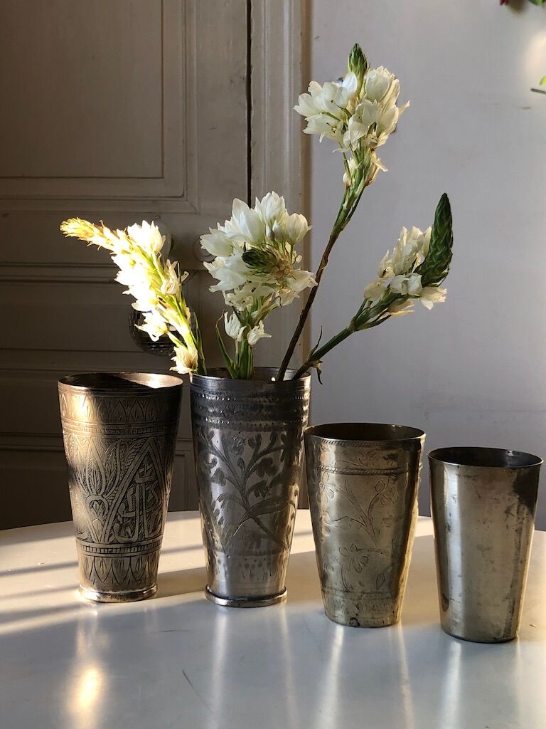 Set of 4 Indian timpani