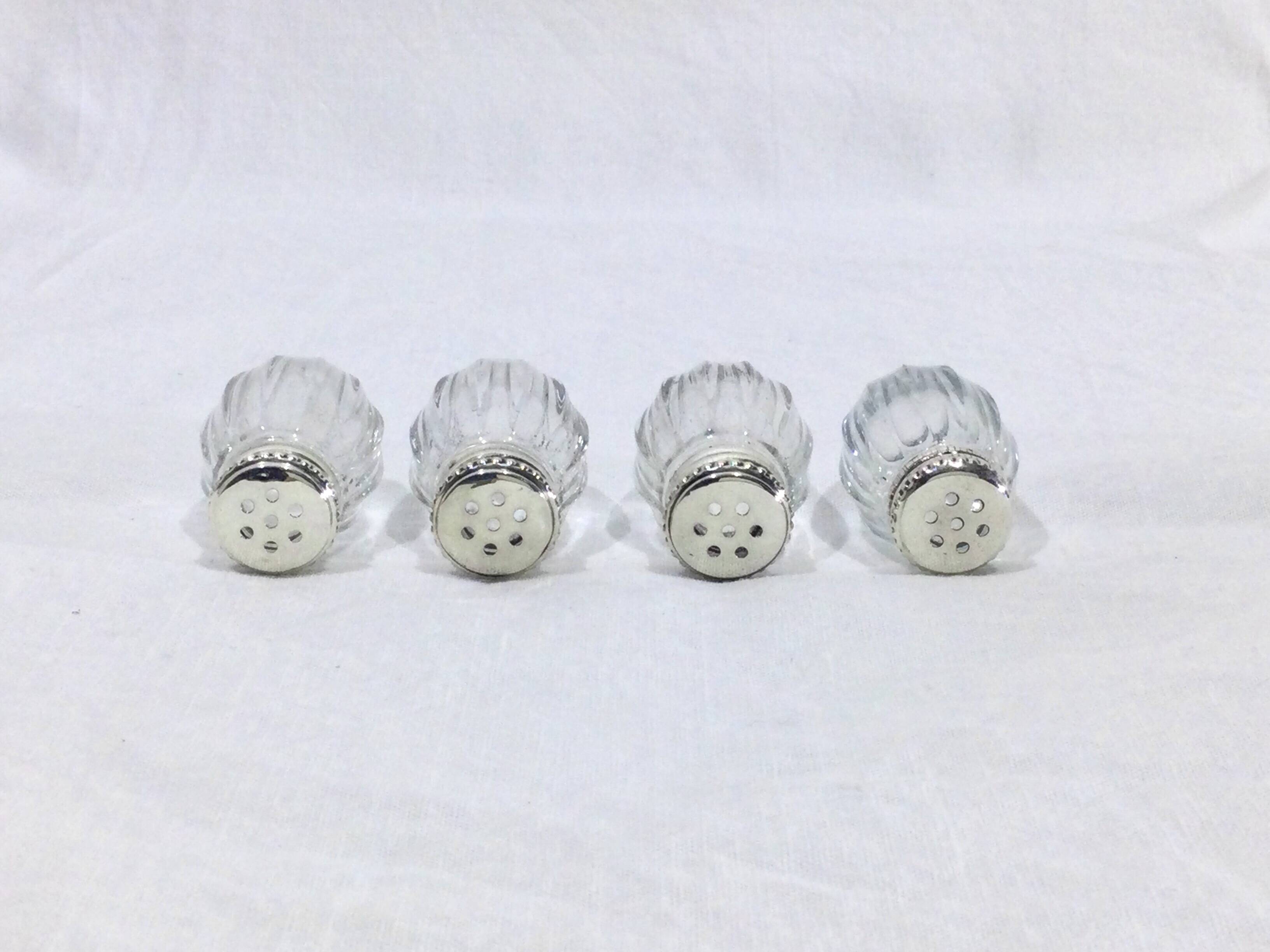Cardeilhac – 4 solid silver salt shakers
