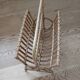 Rattan magazine rack