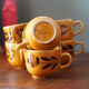 6 cups Sarreguemines Vintage