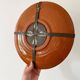 Large glazed terracotta dish