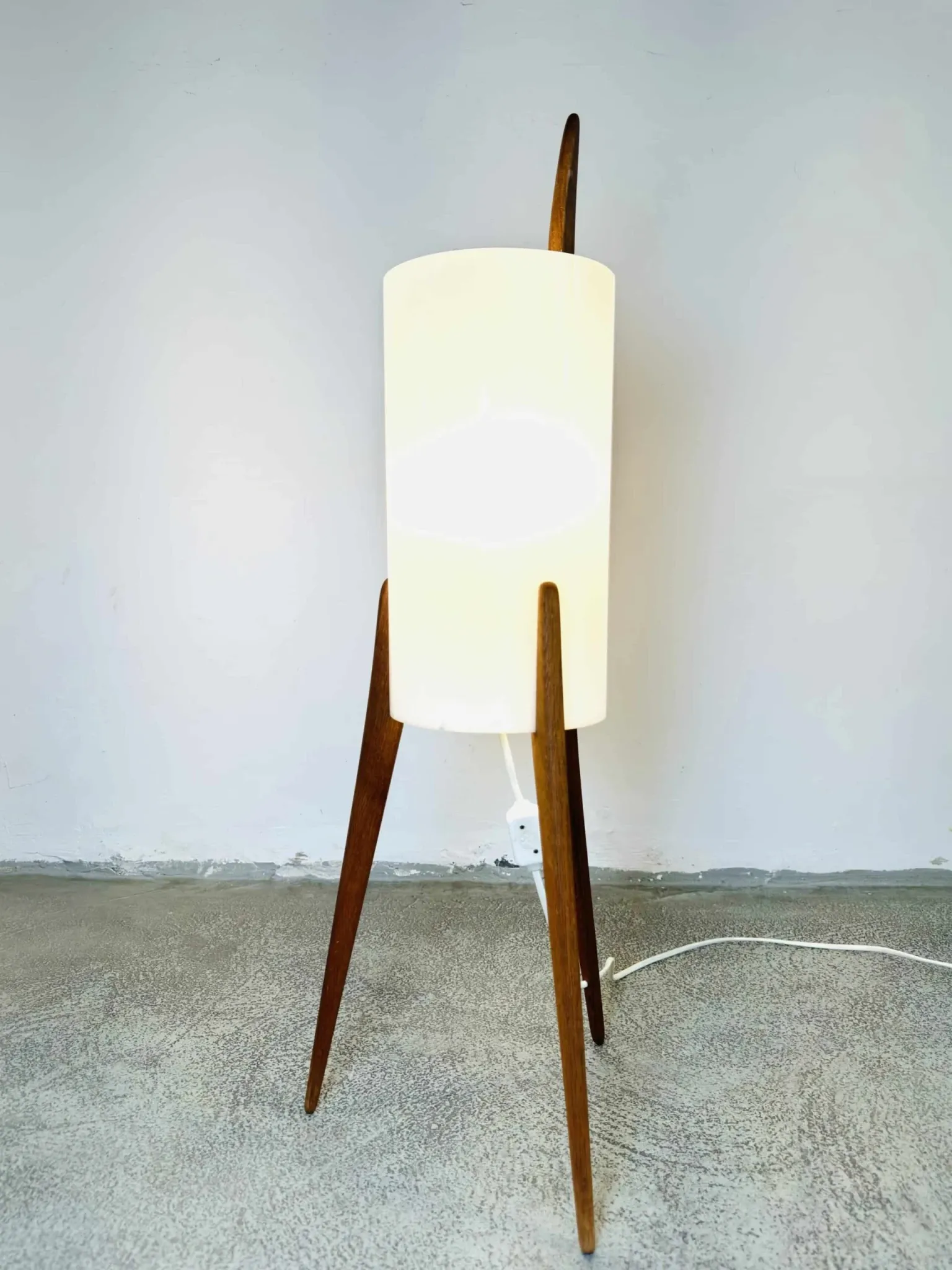Model 308 Floor Lamp By Uno & Östen Kristiansson For Luxus, Sweden, 1960S