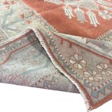 Oushak Handmade Floral Carpet