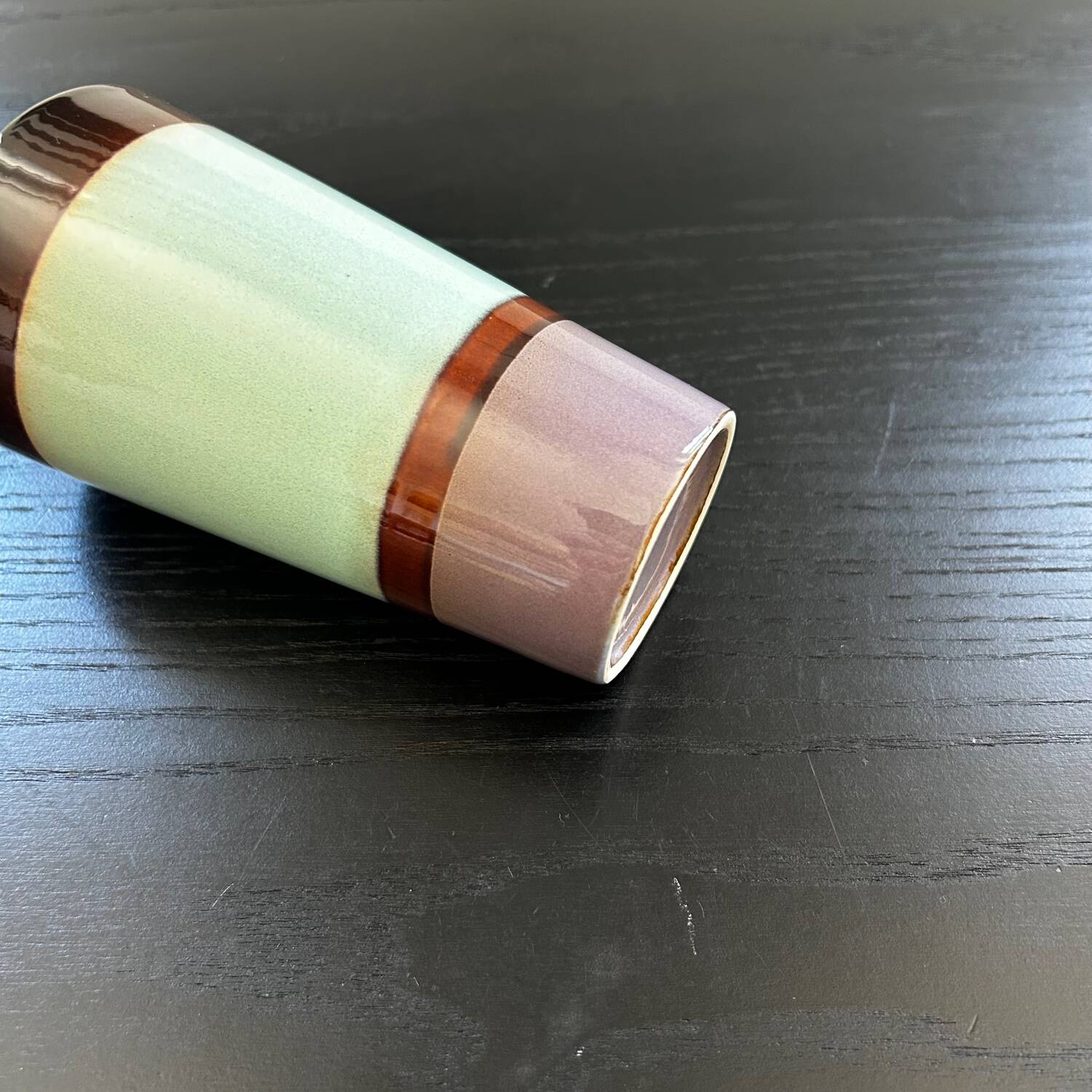 Small striped Scandinavian vase