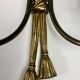 Wall lamps (the pair) in vintage bronze 70'S