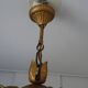 Murano glass and gilded metal drop chandelier, 1950s-1960s