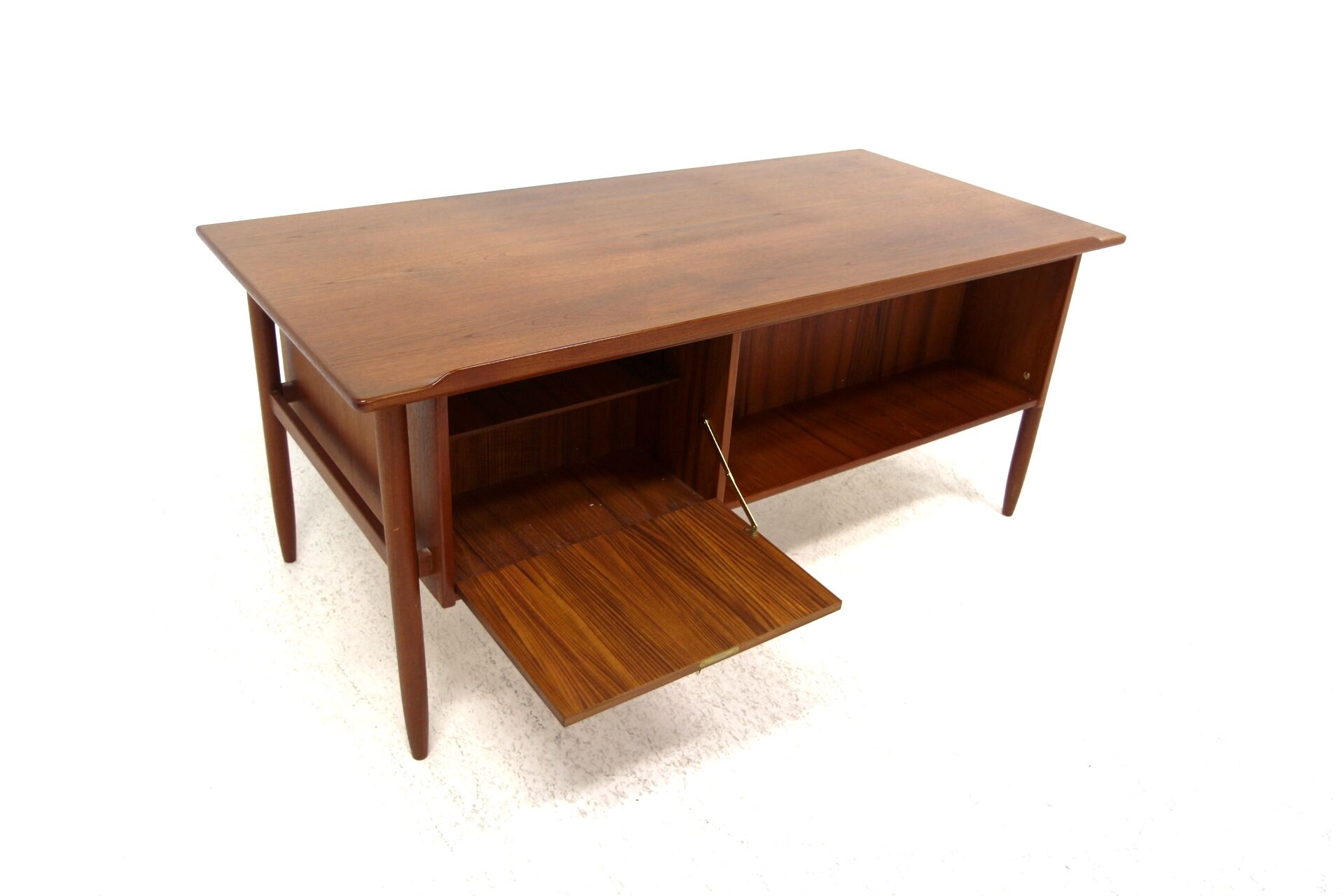 Scandinavian teak desk, Lelångs Möbelfabrik, Sweden, 1950