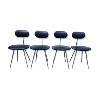 Set of 4 vintage English chairs